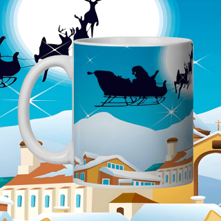 Caneca Sorria, é Natal.