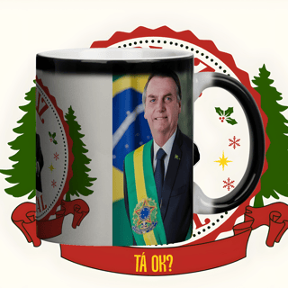 Nome do produto Caneca mágica feliz Natal Bolsonaro