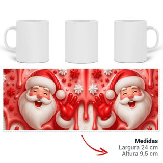 Nome do produto Caneca Papai Noel Risonho.