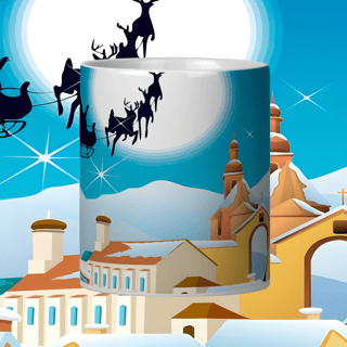 Nome do produto Caneca Sorria, é Natal.