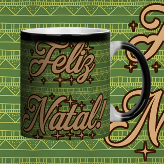 Nome do produto Caneca  Mágica Natal Rena.