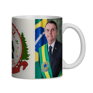 Nome do produto Caneca Feliz Natal Bolsonaro.