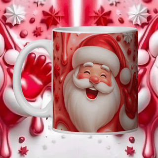 Nome do produto Caneca Papai Noel Risonho.