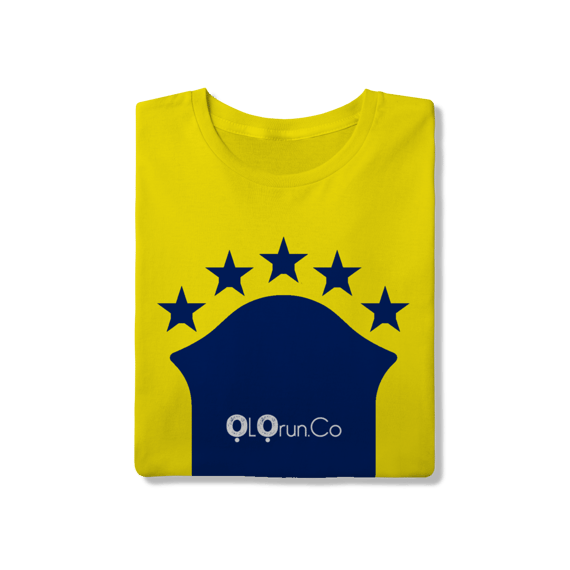 T-Shirt Brasil - Branco e Amarelo