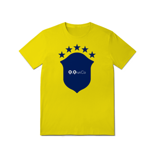 Nome do produto T-Shirt Brasil - Branco e Amarelo