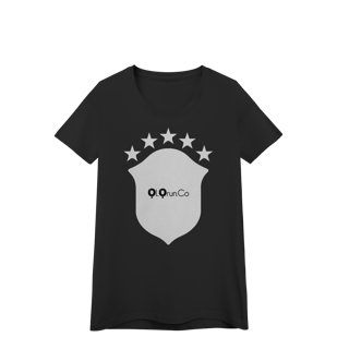 Nome do produto Baby Long Preta - Escudo Branco