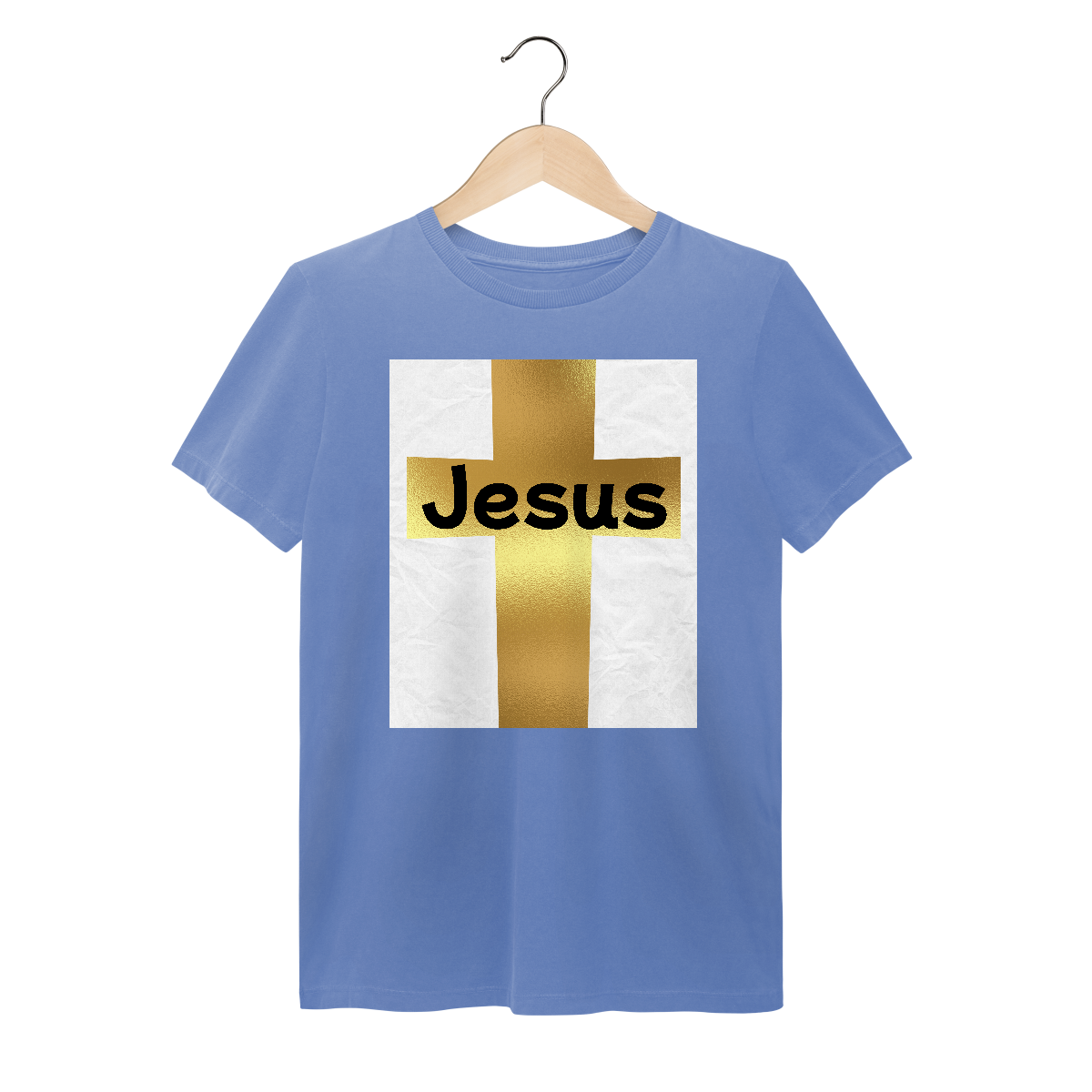 Nome do produto: Camisa Masc. T - Shirt Estonado - Jesus