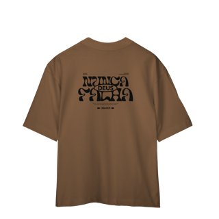 Nome do produto Camiseta Oversized - God Never Fail
