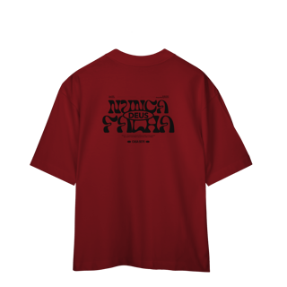 Nome do produto Camiseta Oversized - God Never Fail