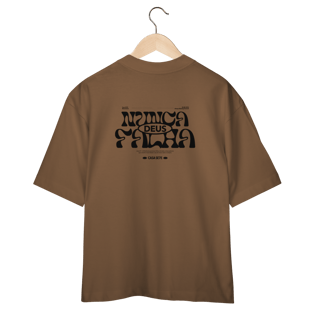 Nome do produto Camiseta Oversized - God Never Fail