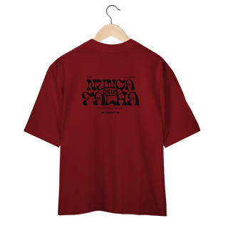 Nome do produto Camiseta Oversized - God Never Fail