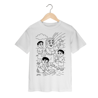 CAMISETA PARA COLORIR 