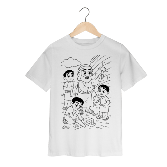 CAMISETA PARA COLORIR 