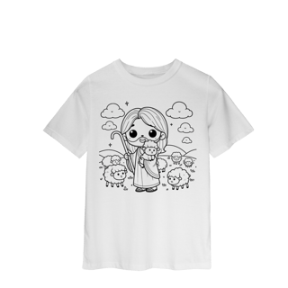 CAMISETA PARA COLORIR 
