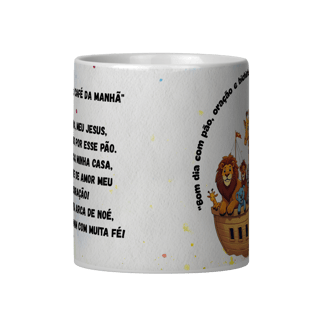 Nome do produto CANECA - ORAÇÃO ARCA DE NOÉ