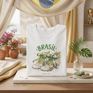 T-shirt Brasil Vintage Blossom