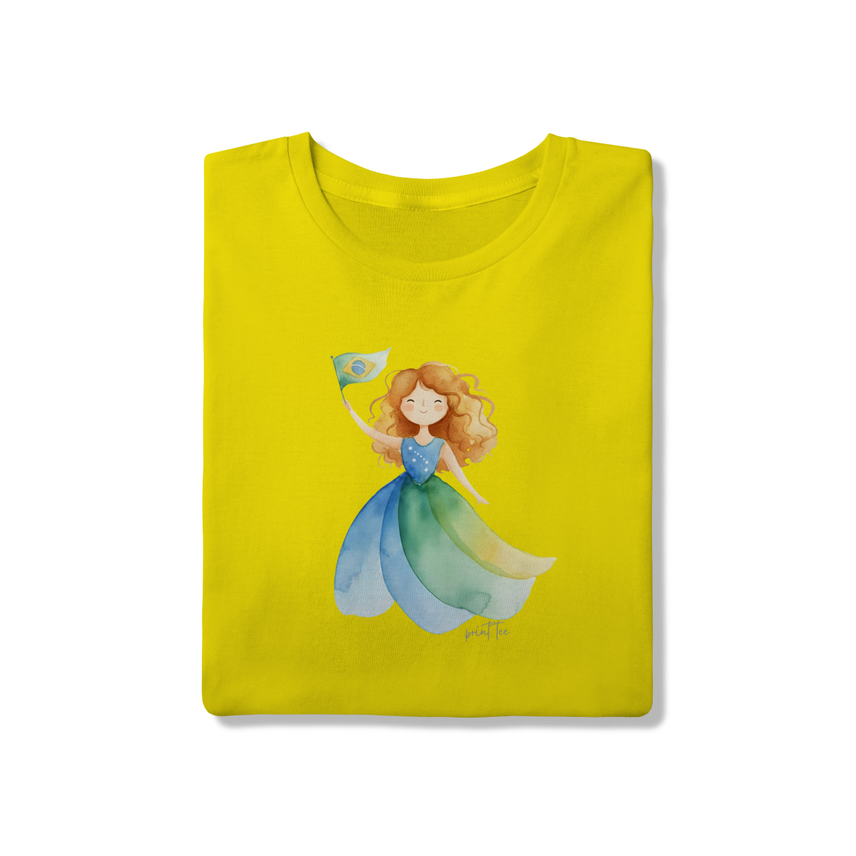 Nome do produto: T-shirt Bela Brasil: Aquarela Encantada