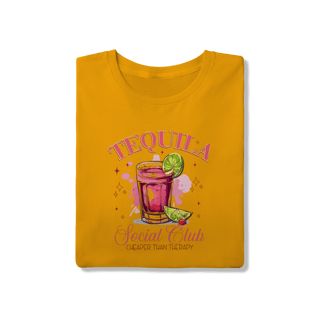 Nome do produto T-shirt Tequila Social Club: Cheaper Than Therapy