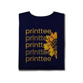 Camiseta plus size Girassol  Print tee