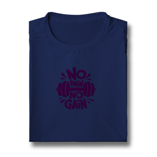 Nome do produto Camiseta dry UV Unissex No pain No gain