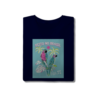 Nome do produto T-shirt Araras Tropical Pink