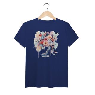 Nome do produto Camiseta pima  Pisando em Flores