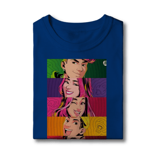 Nome do produto Camiseta Infantil  Pop Art dos Rosas