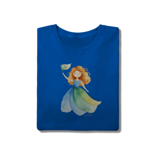Nome do produto T-shirt Bela Brasil: Aquarela Encantada