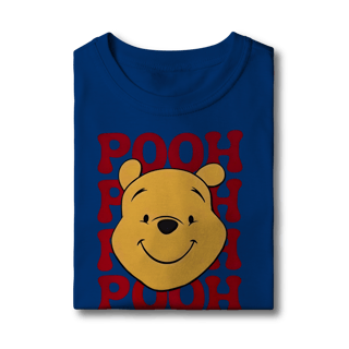 Nome do produto Camiseta Pooh Sorridente: O Ursinho Favorito do Bosque dos Cem Acres