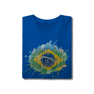 Nome do produto Camiseta Brasil Aquarela: Edição Soft Gold