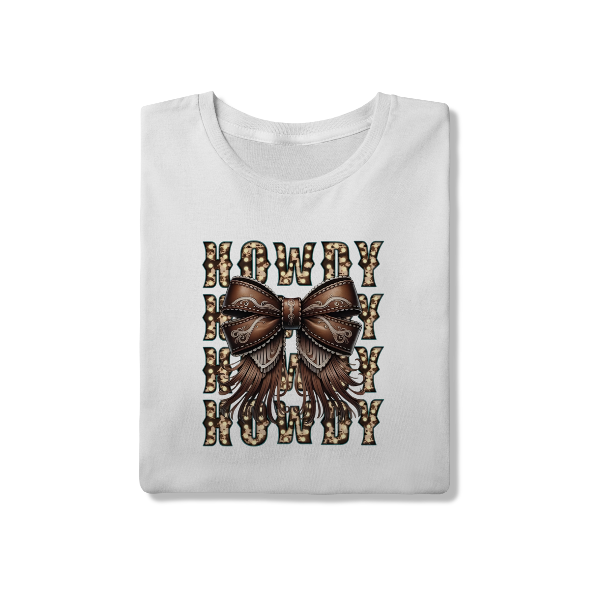 Nome do produto: Camiseta Laço Cowgirl Rústico Chic