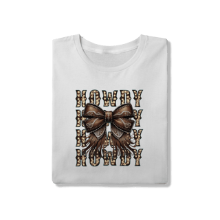 Camiseta Laço Cowgirl Rústico Chic