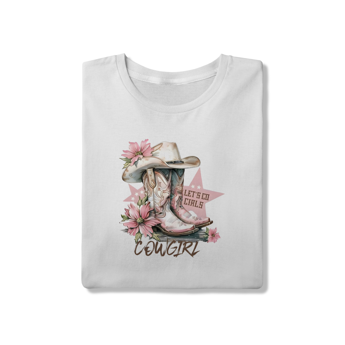 Nome do produto: Camiseta Let\'s Go Girls Cowgirl