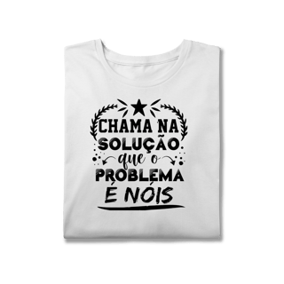 Camiseta plus size Solução & Problema