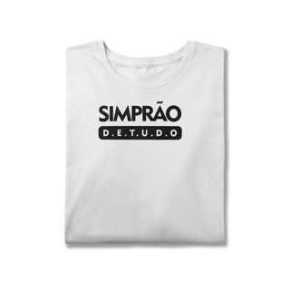 Camiseta plus size Simprão D.E.T.U.D.O. - Essencial & Sem Complicações