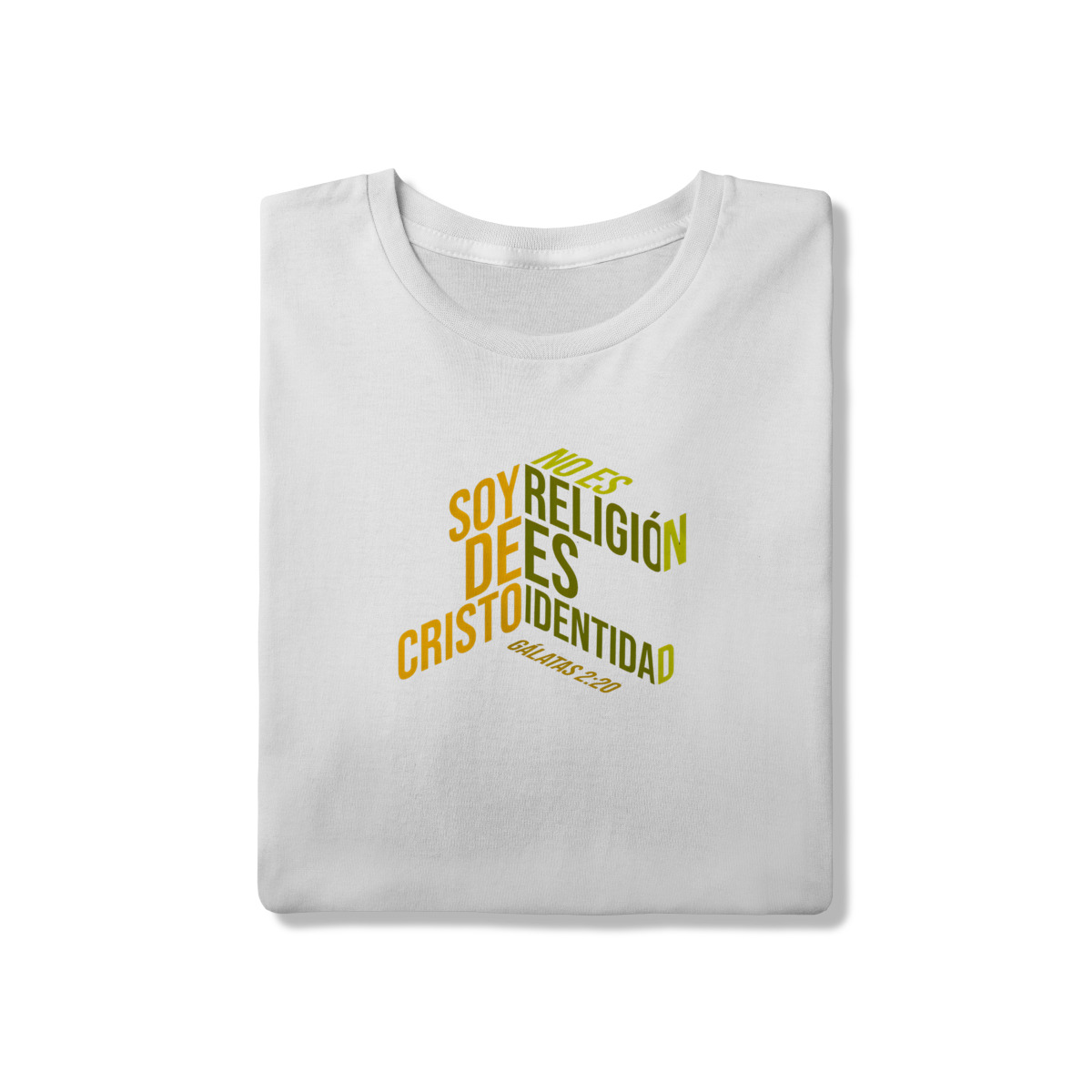 Nome do produto: Camiseta Identidade em Cristo | Gálatas 2:20