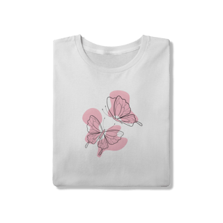 T-Shirt Butterfly Outline