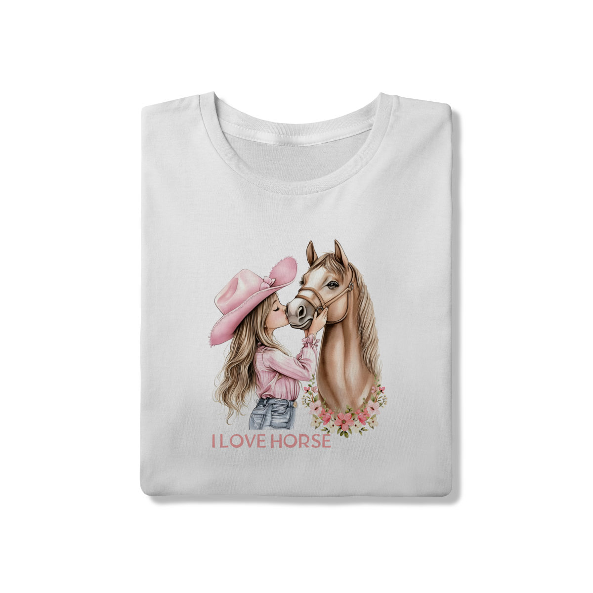 Nome do produto: Tee Love Horse & Cowgirl