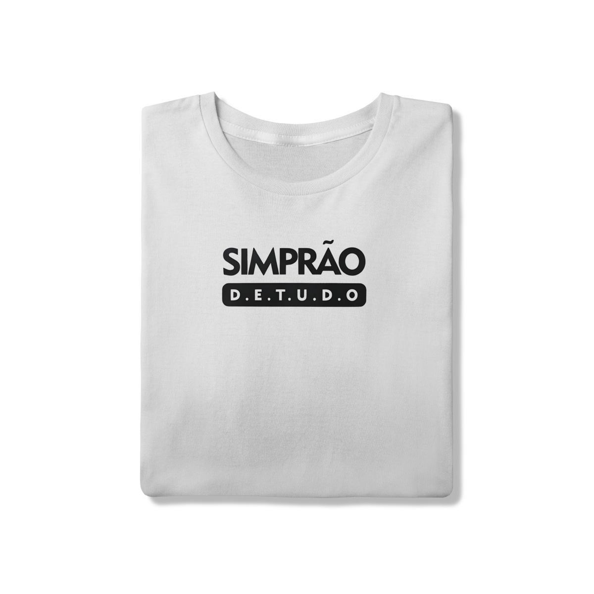 Nome do produto: Camiseta Simprão D.E. T.U.D.O. - Essencial & Sem Complicações