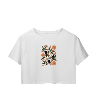 Nome do produto Baby Look Crop Toucan Garden