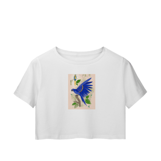 Nome do produto Baby Tee Arara Azul Royale