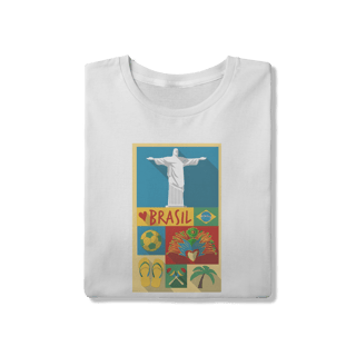 Nome do produto T-Shirt Brasil Vintage: Alma Carioca