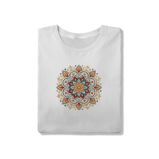 Nome do produto Mandala Fractal Carmesim