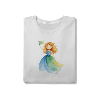 Nome do produto T-shirt Bela Brasil: Aquarela Encantada