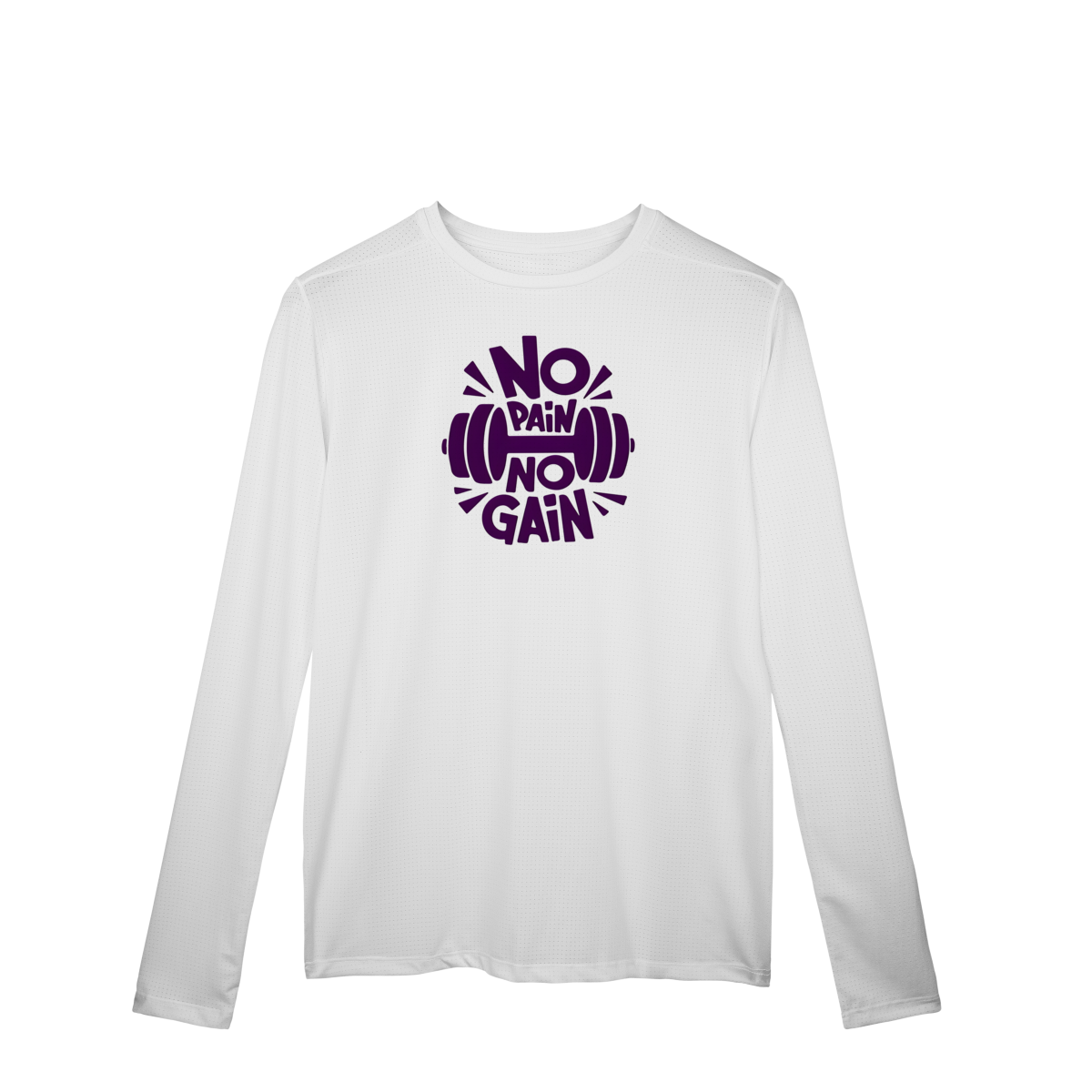 Nome do produto: Camisa Manga longa dry UV Unissex No pain No gain\
