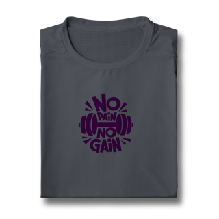 Camiseta dry UV Unissex No pain No gain