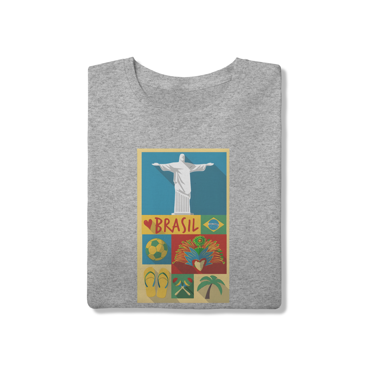 Nome do produto: T-Shirt Brasil Vintage: Alma Carioca