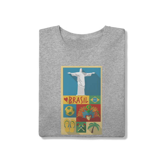 T-Shirt Brasil Vintage: Alma Carioca