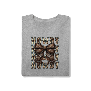 Nome do produto Camiseta Laço Cowgirl Rústico Chic