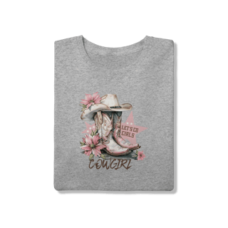 Nome do produto Camiseta Let's Go Girls Cowgirl